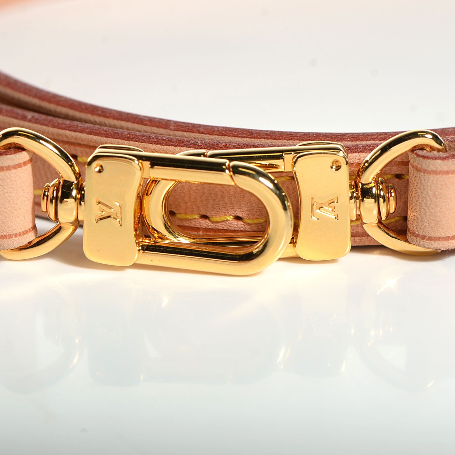Louis Vuitton Vachetta Long Shoulder Strap VVN 3 of 4
