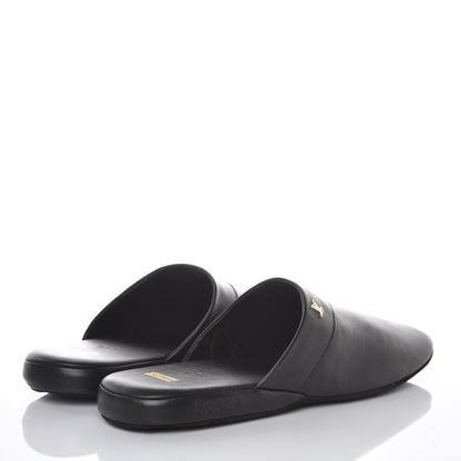 Louis Vuitton X SUPREME Lambskin Mens Hugh Slippers 7 Black 4 of 8