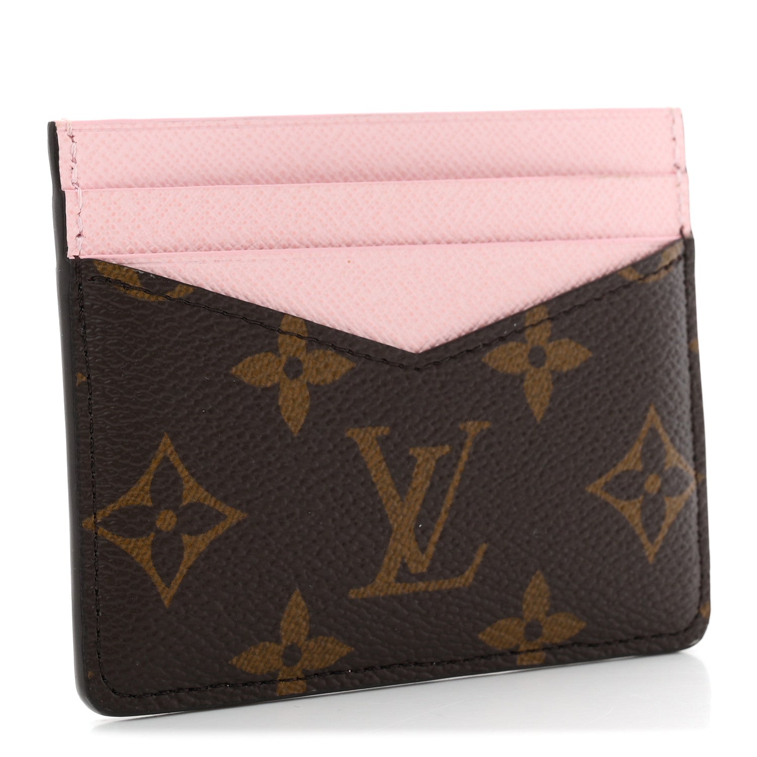 Louis Vuitton Monogram Triple Card Holder Rose Confetti 3 of 7