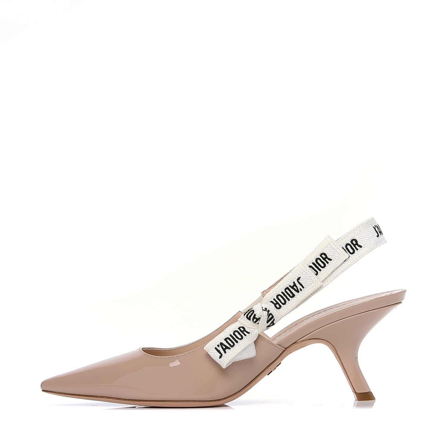 Patent Ribbon J'Adior Slingback 65mm Pumps 39 Nude