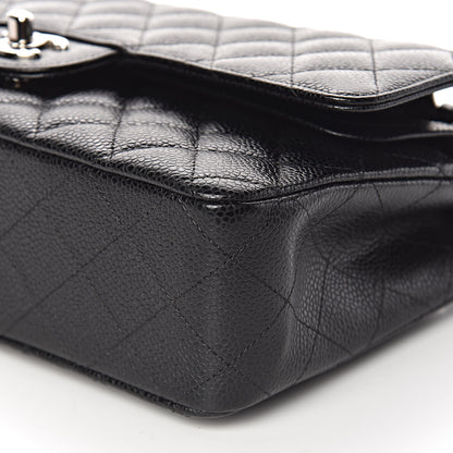 Chanel Caviar Quilted Medium Double Flap Black 9 of 10