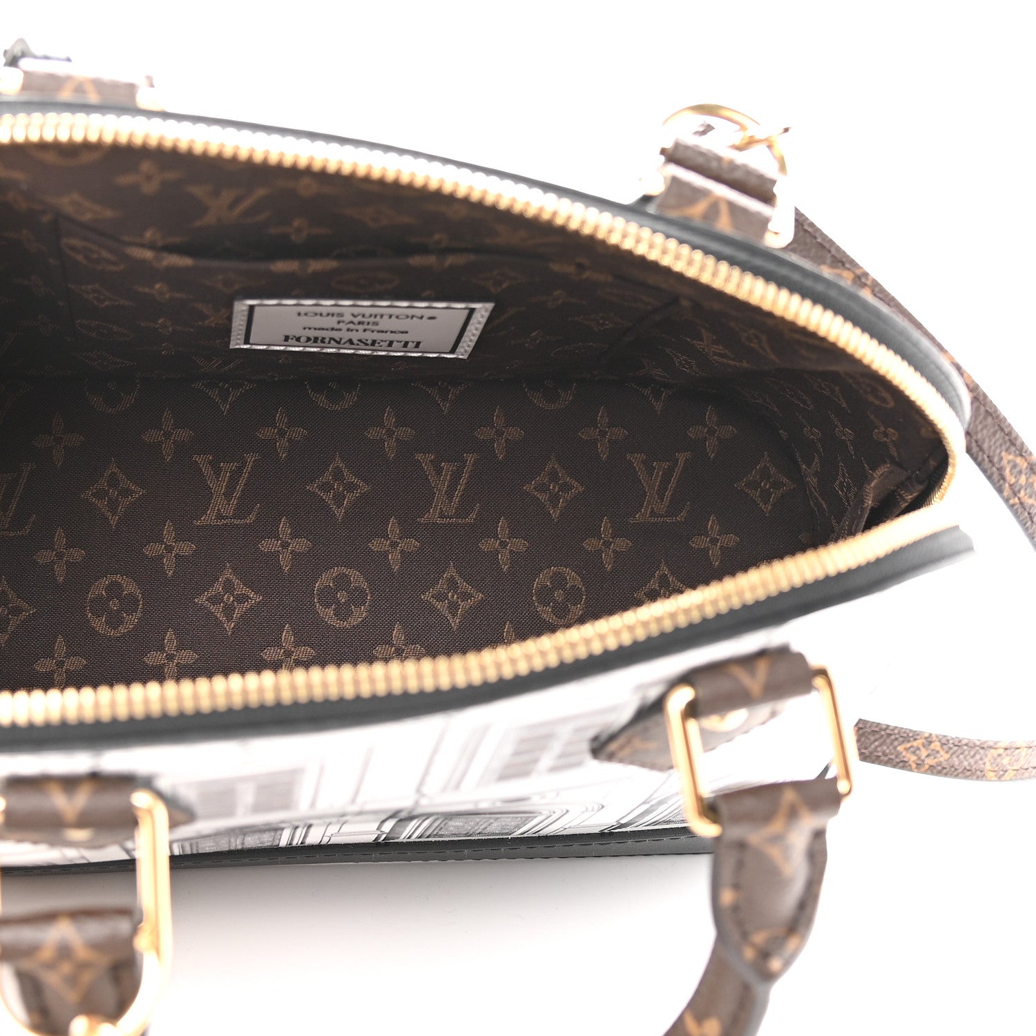 Louis Vuitton Monogram Architettura Alma BB Black White 5 of 8