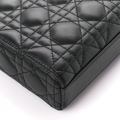 Christian Dior Lambskin Cannage Medium Lady D-Joy Black 9 of 10