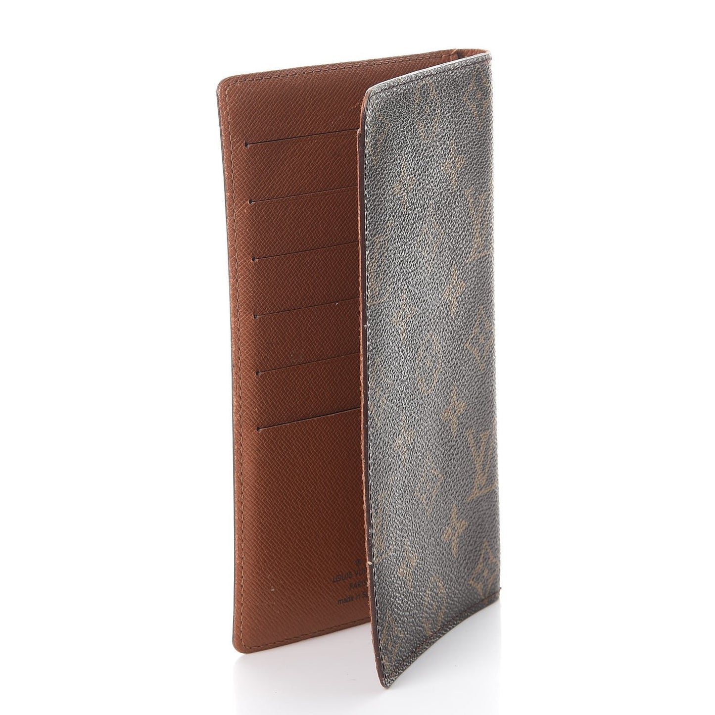 Monogram Porte Chequier Cartes Credit European Checkbook Wallet