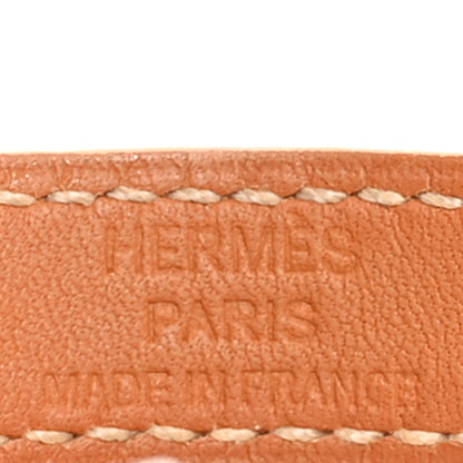 Hermes Epsom Kelly Double Tour Bracelet S White 4 of 5