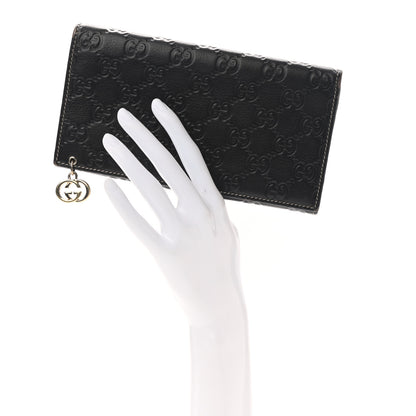 Gucci Guccissima Signature GG Pierce Continental Wallet Chocolate 2 of 11