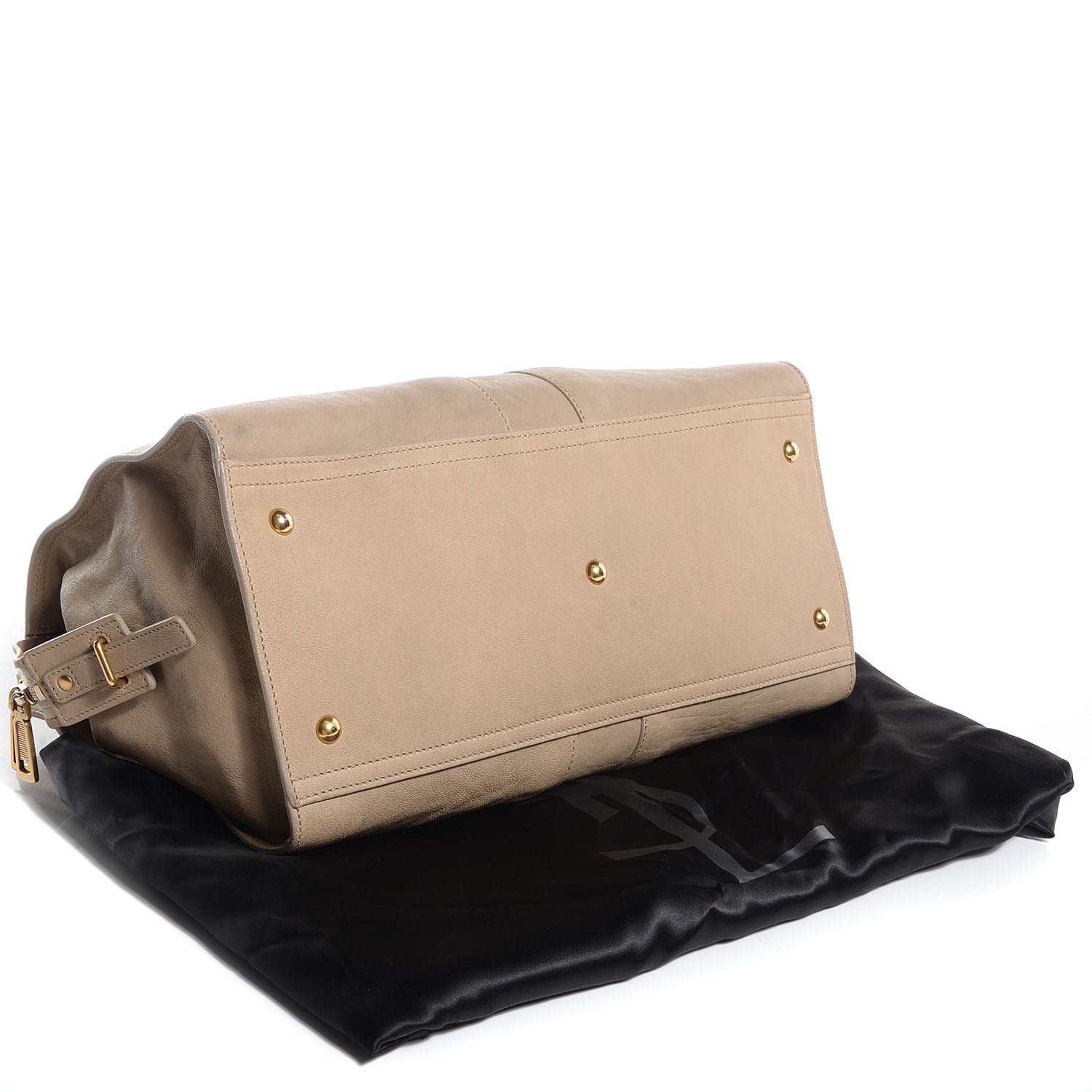 Saint Laurent Sheepskin Medium Cabas ChYc Beige 4 of 9