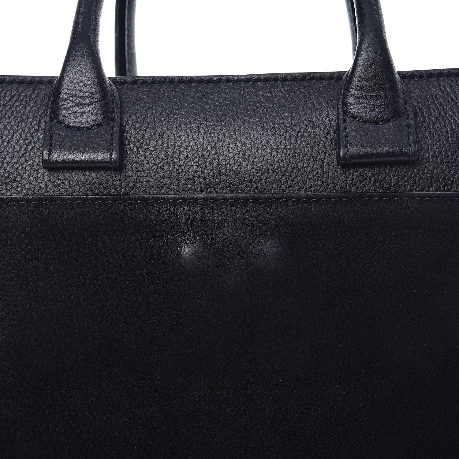 Chanel Nubuck Grained Calfskin Mini Neo Executive Shopper Tote Black 8 of 9