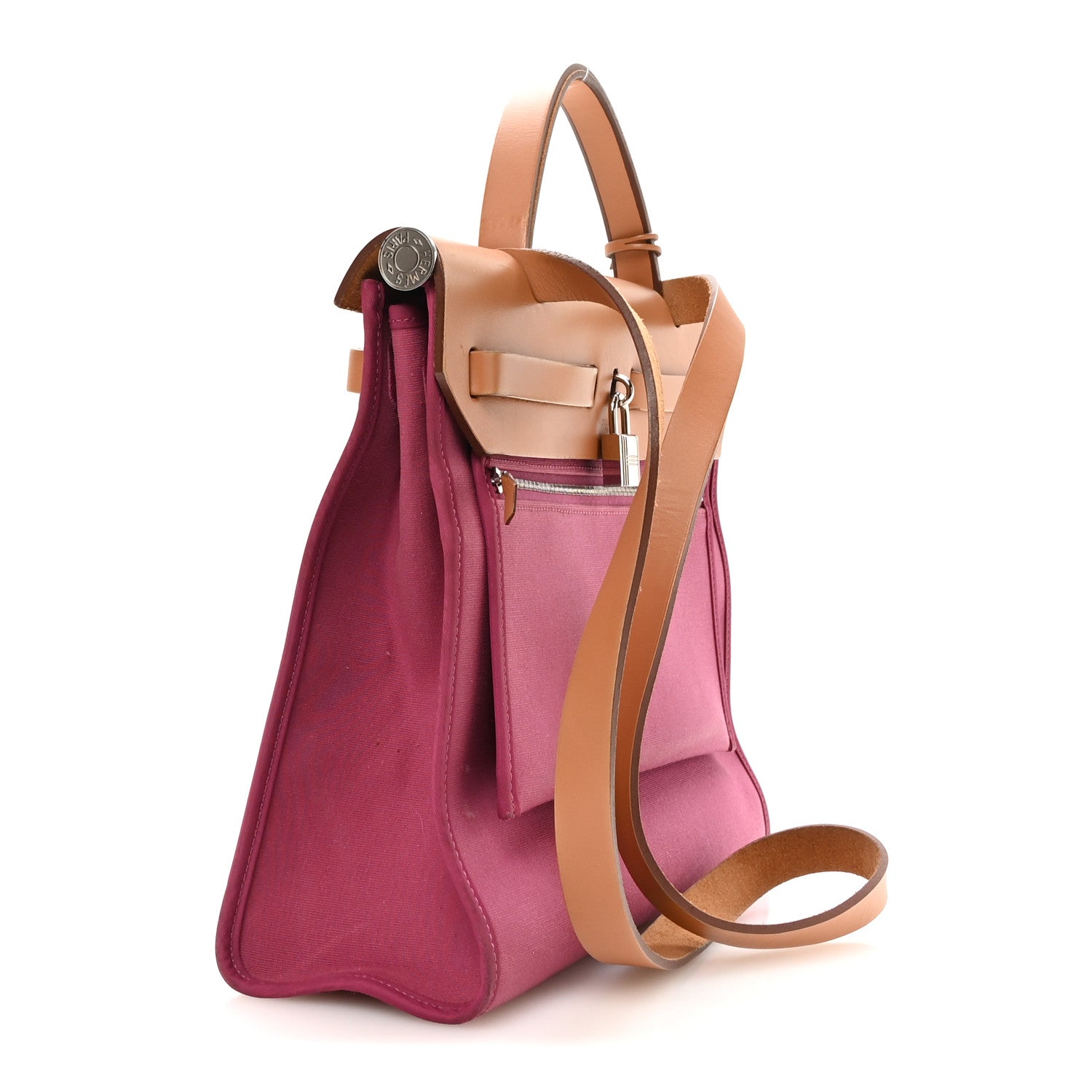 Hermes Vache Hunter Toile Herbag Zip 31 PM Tosca 4 of 11
