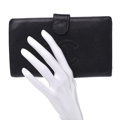Chanel Caviar Timeless CC French Wallet Black 2 of 13