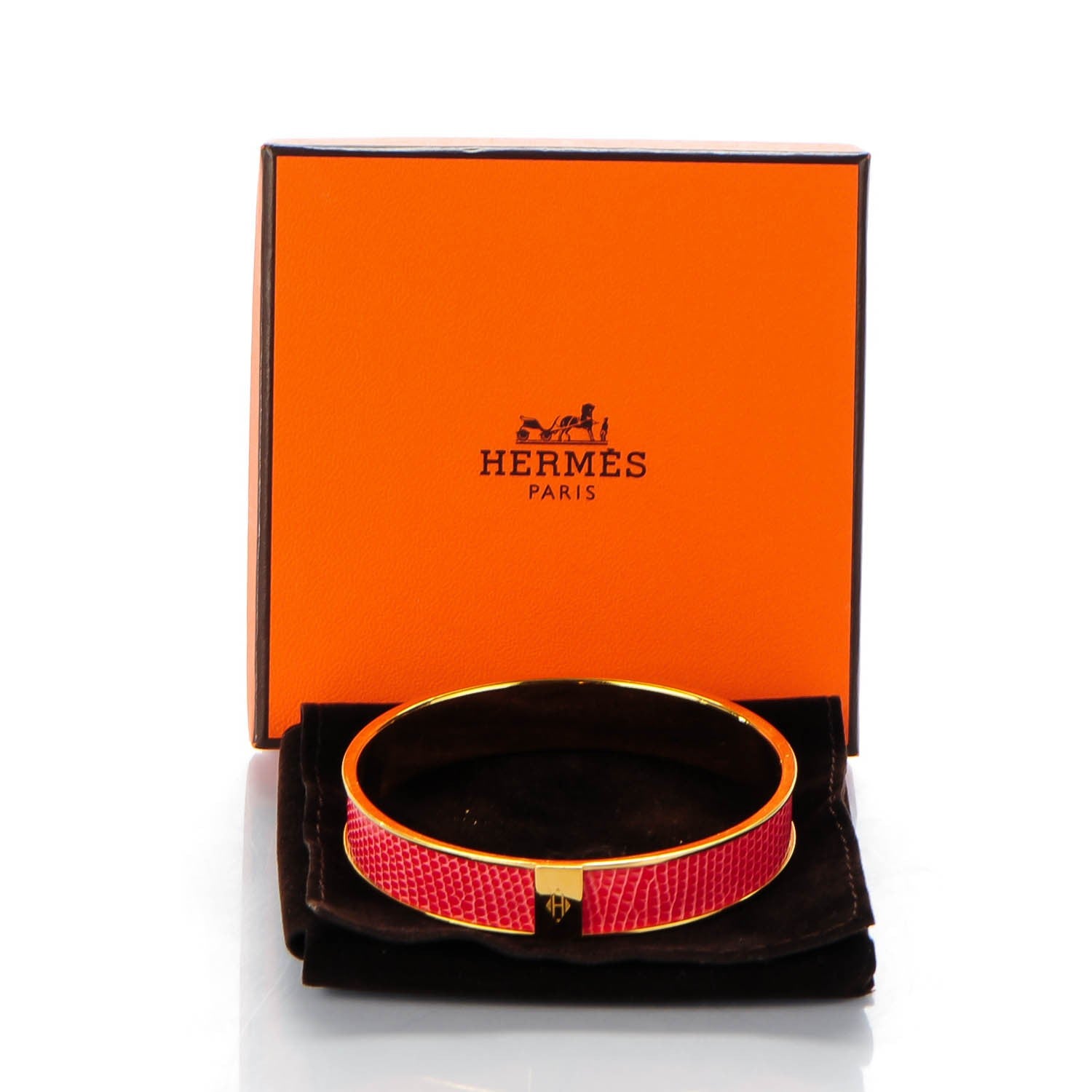 Hermes Lizard Kawaii 12 Bracelet S Bougainvillea 5 of 5