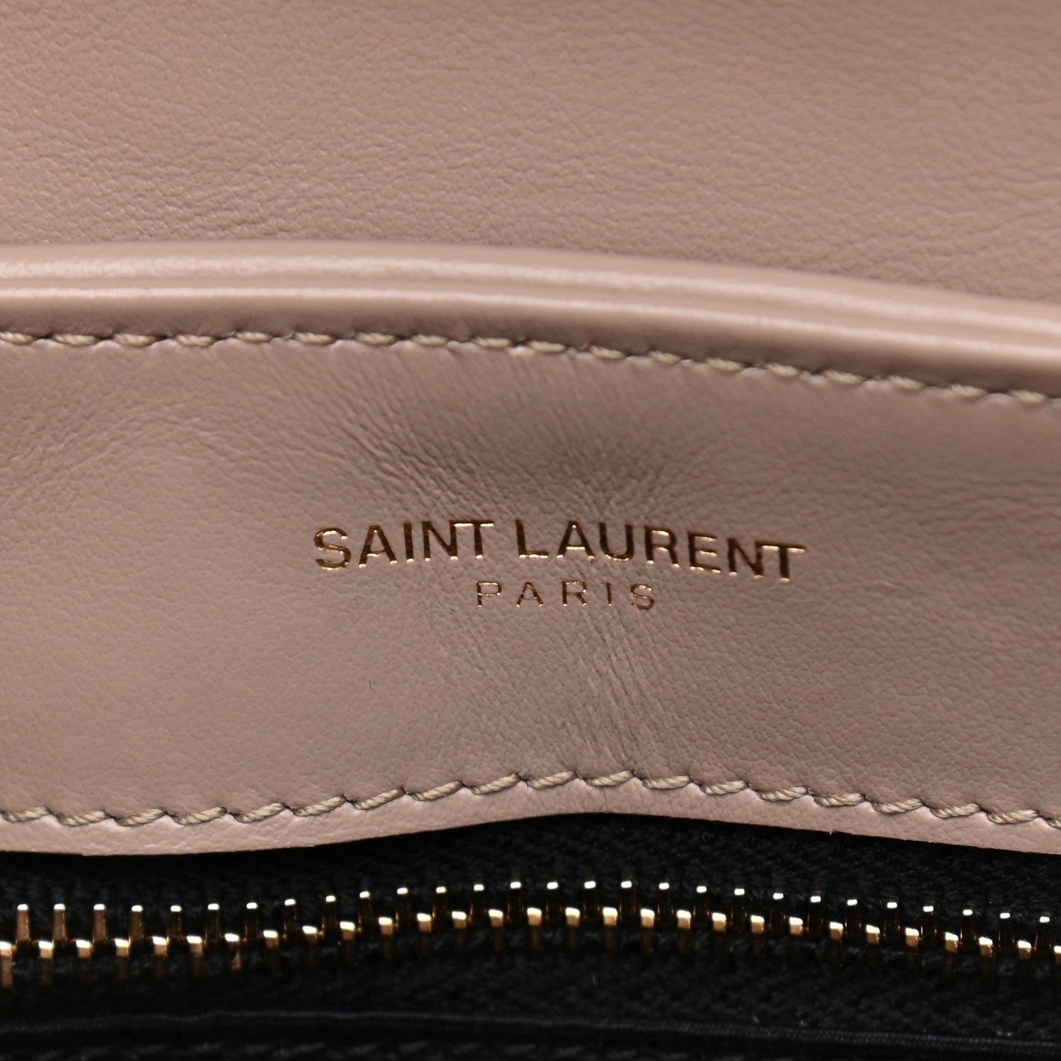 Saint Laurent Calfskin Y Quilted Monogram Toy Loulou Crossbody Bag Latte 6 of 12