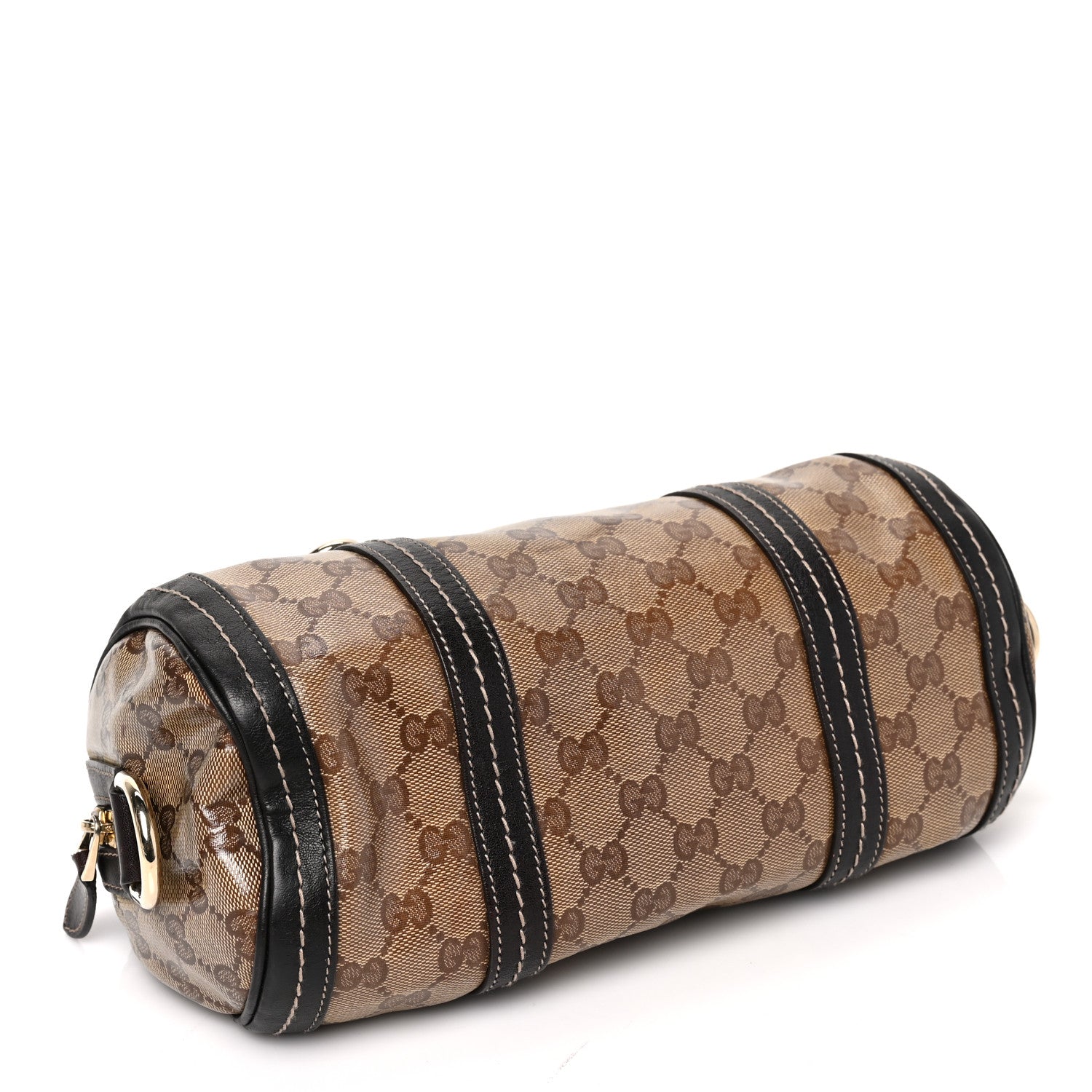 Gucci Crystal Monogram Duchessa Small Boston Bag Brown 3 of 9