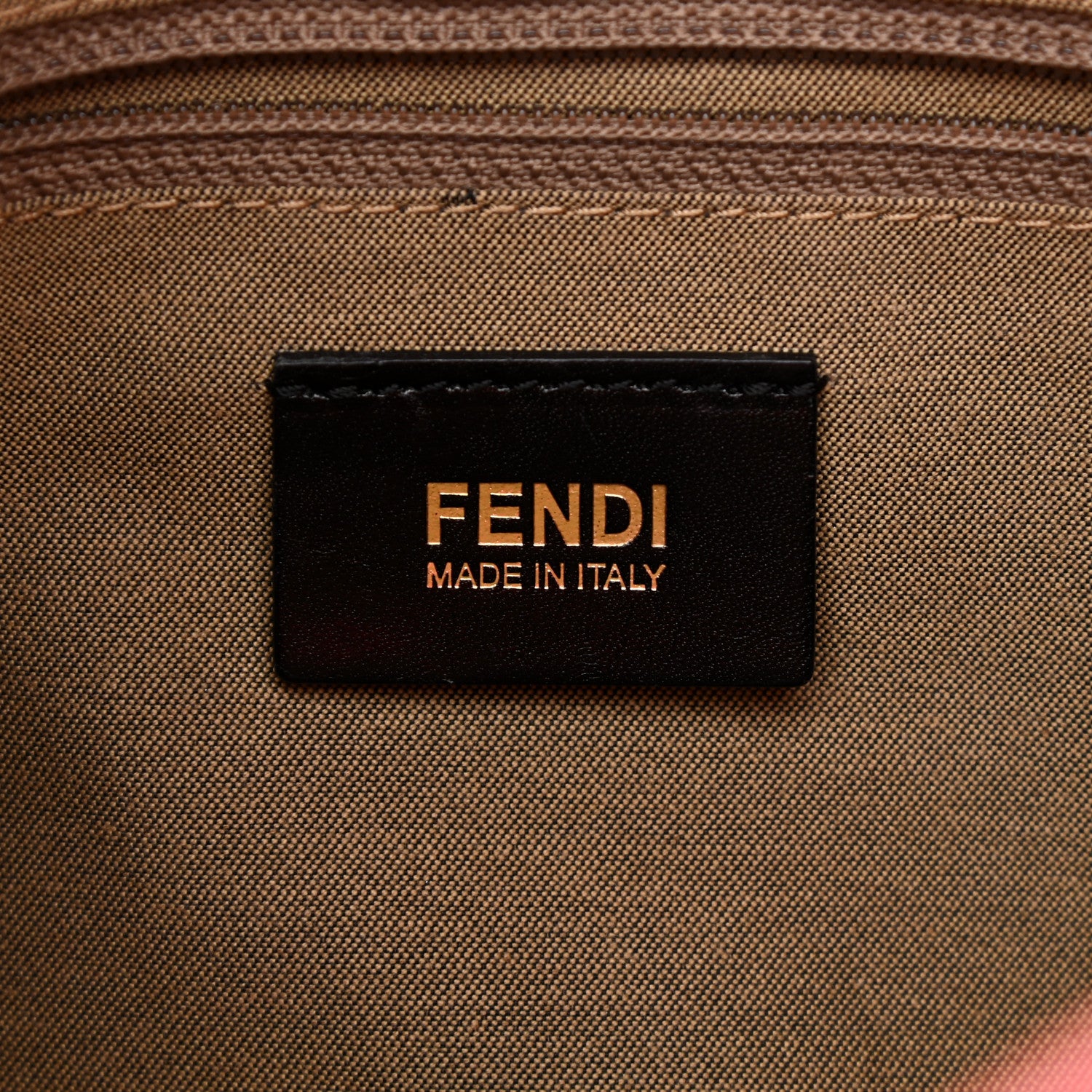 Fendi Metallic Nubuck Shoulder Bag Coral 6 of 10