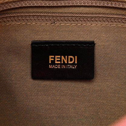 Fendi Metallic Nubuck Shoulder Bag Coral 6 of 10