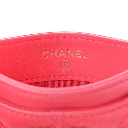 Chanel Caviar Quilted French New Wave Card Holder Fuchsia 6 of 9
