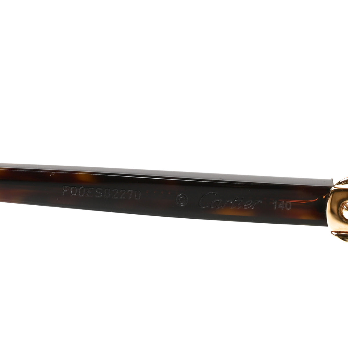 Cartier Acetate Geometric Sunglasses CT0470S Tortoise 5 of 6