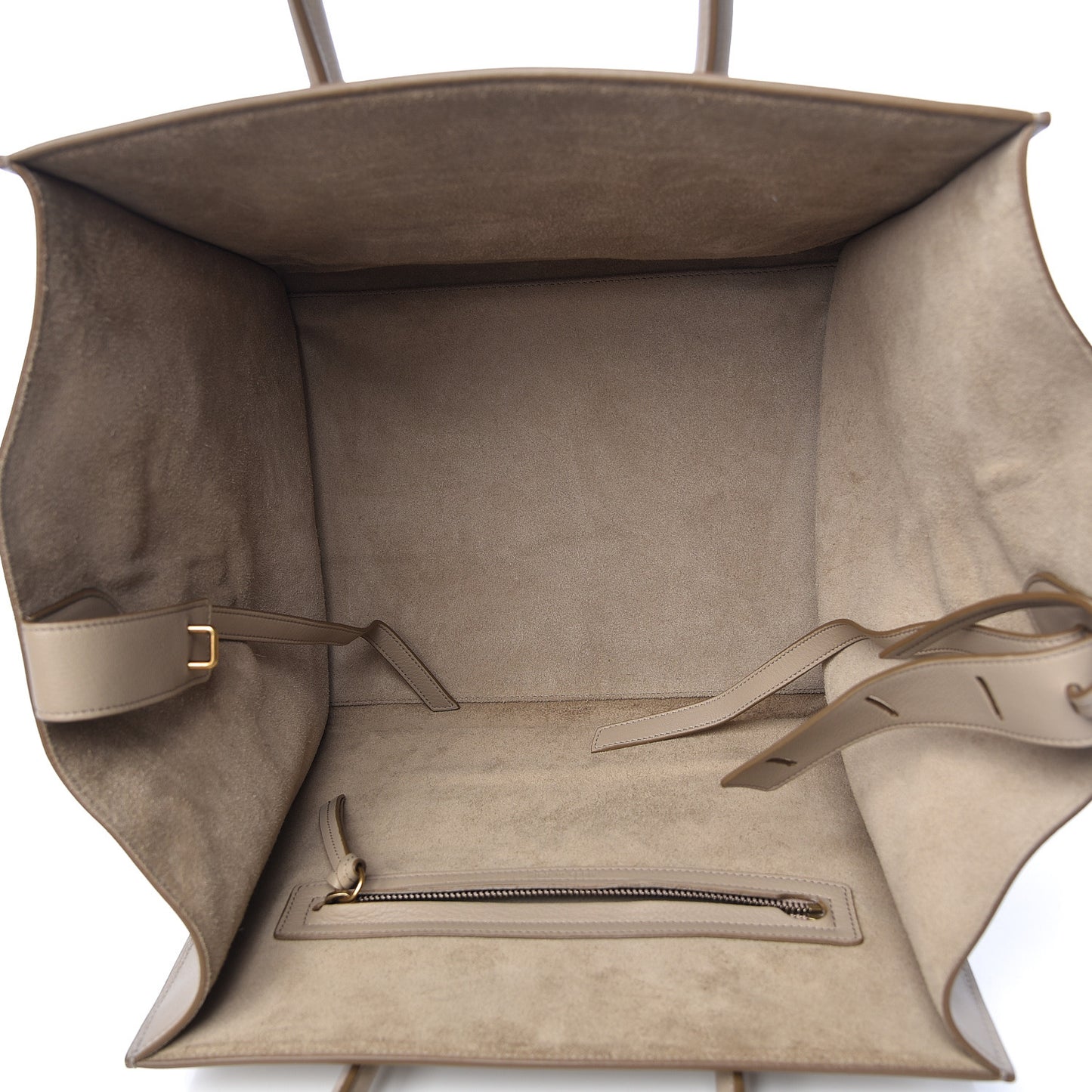 Supple Calfskin Medium Phantom Luggage Beige