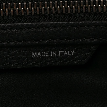 Celine Drummed Calfskin Mini Luggage Black 7 of 12