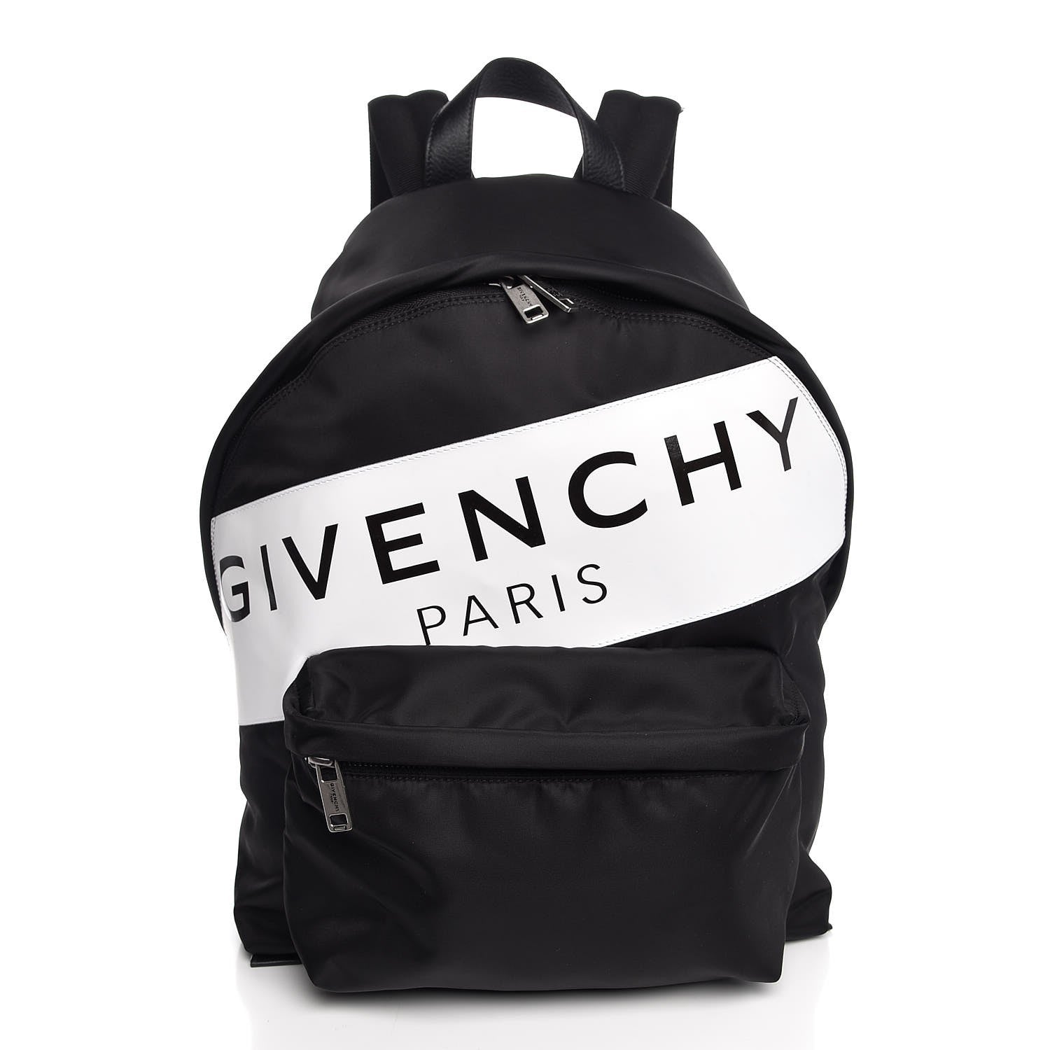 Givenchy Nylon Logo Urban Backpack Black White 1 of 8