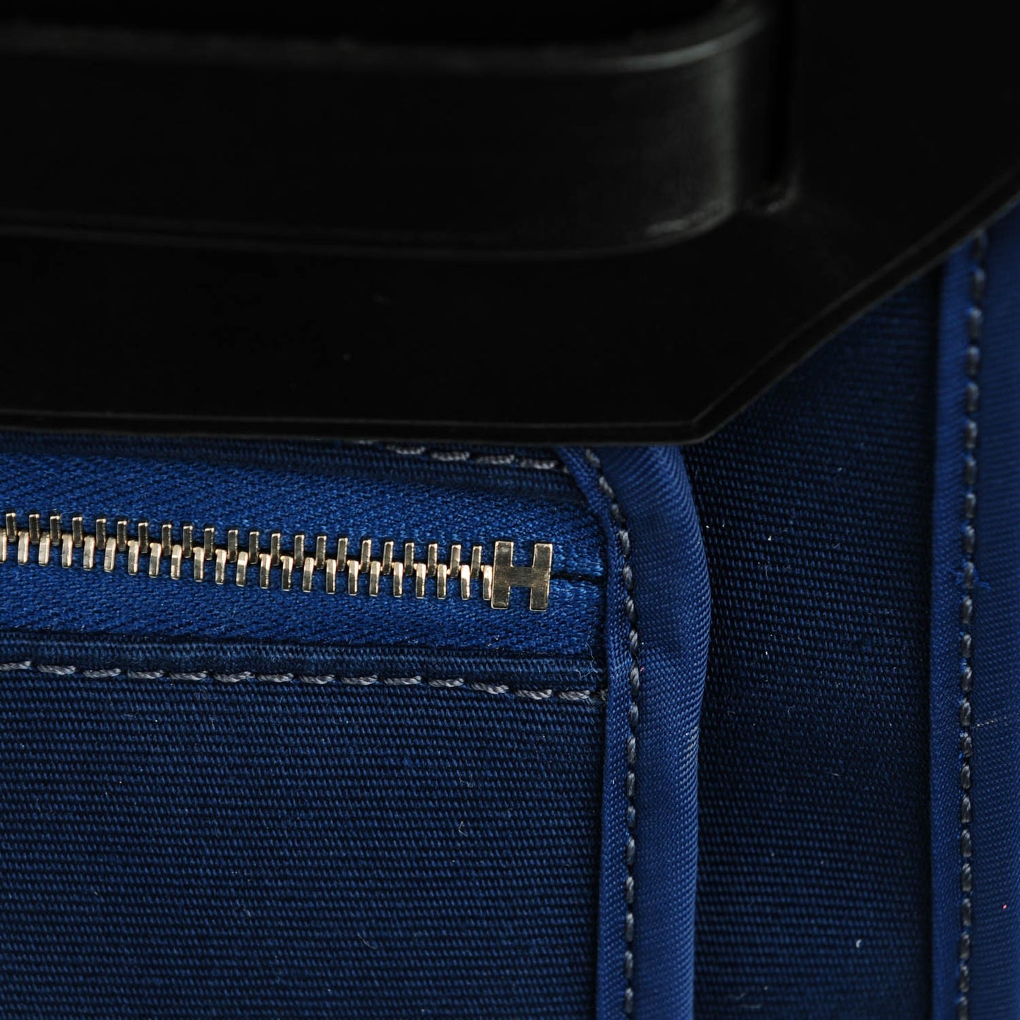 Toile Barenia Herbag Zip 31 PM Bleu de Prusse