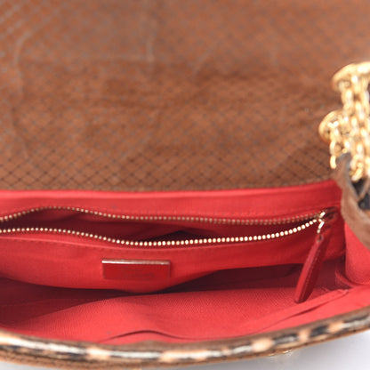 Christian Louboutin Pony Hair Leopard Print Sweet Charity Shoulder Bag Brown 8 of 12