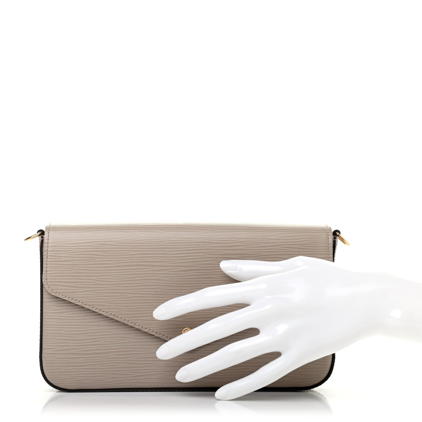 Epi Felicie Pochette Chain Wallet Galet