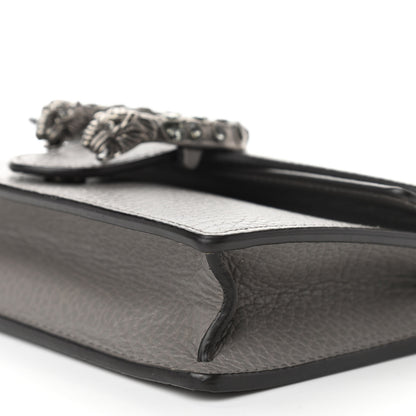 Gucci Dollar Calfskin Crystal Super Mini Dionysus Shoulder Bag Dusty Grey Black Diamond 9 of 9