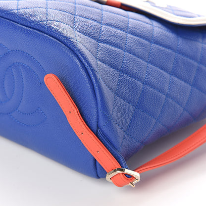 Chanel Caviar Quilted Filigree Backpack Blue 10 of 10