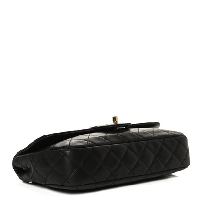 Chanel Lambskin Quilted Single Flap Black 3 of 15