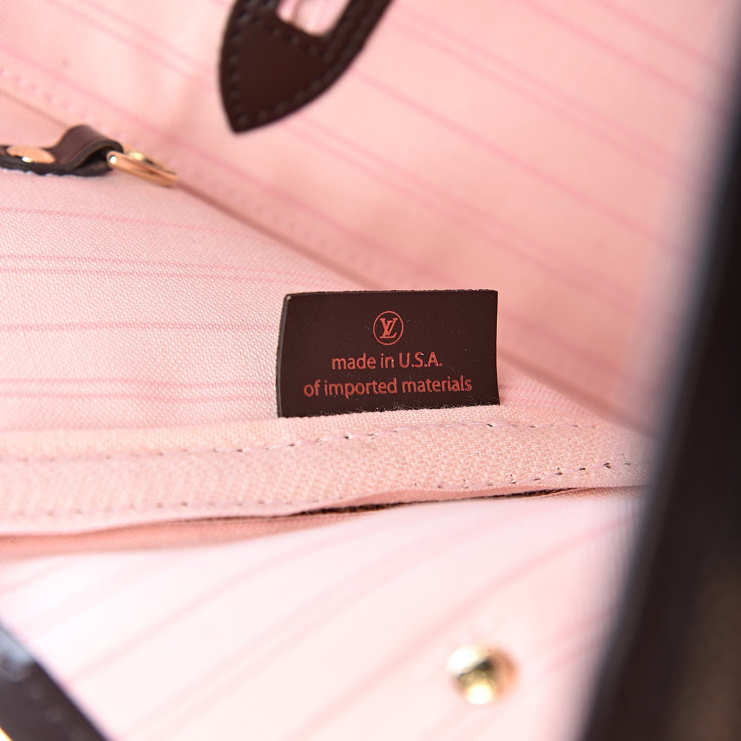 Louis Vuitton Damier Ebene Neo Neverfull MM Rose Ballerine 7 of 11