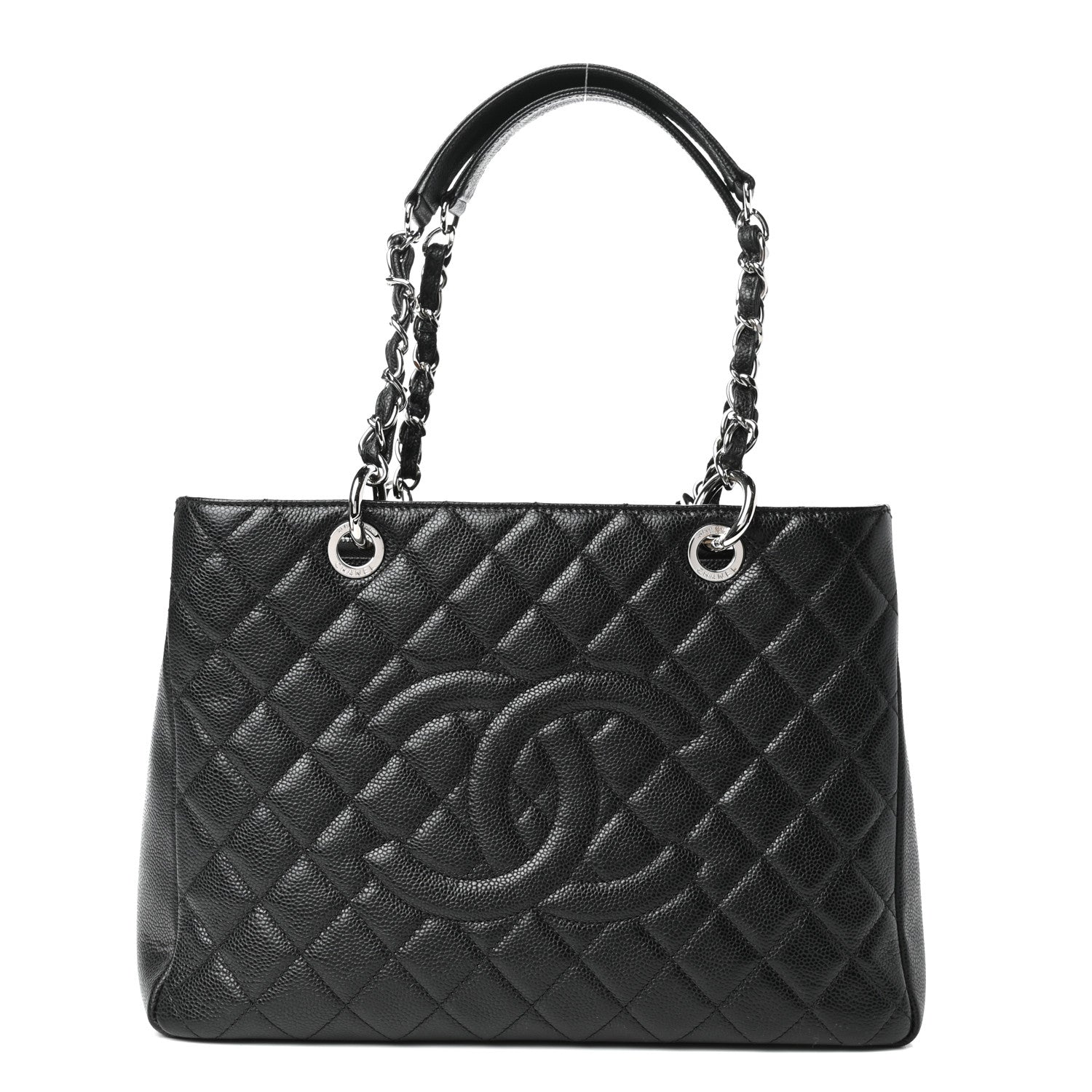 Chanel Caviar Quilted Grand Shopping Tote GST Black 1 of 9