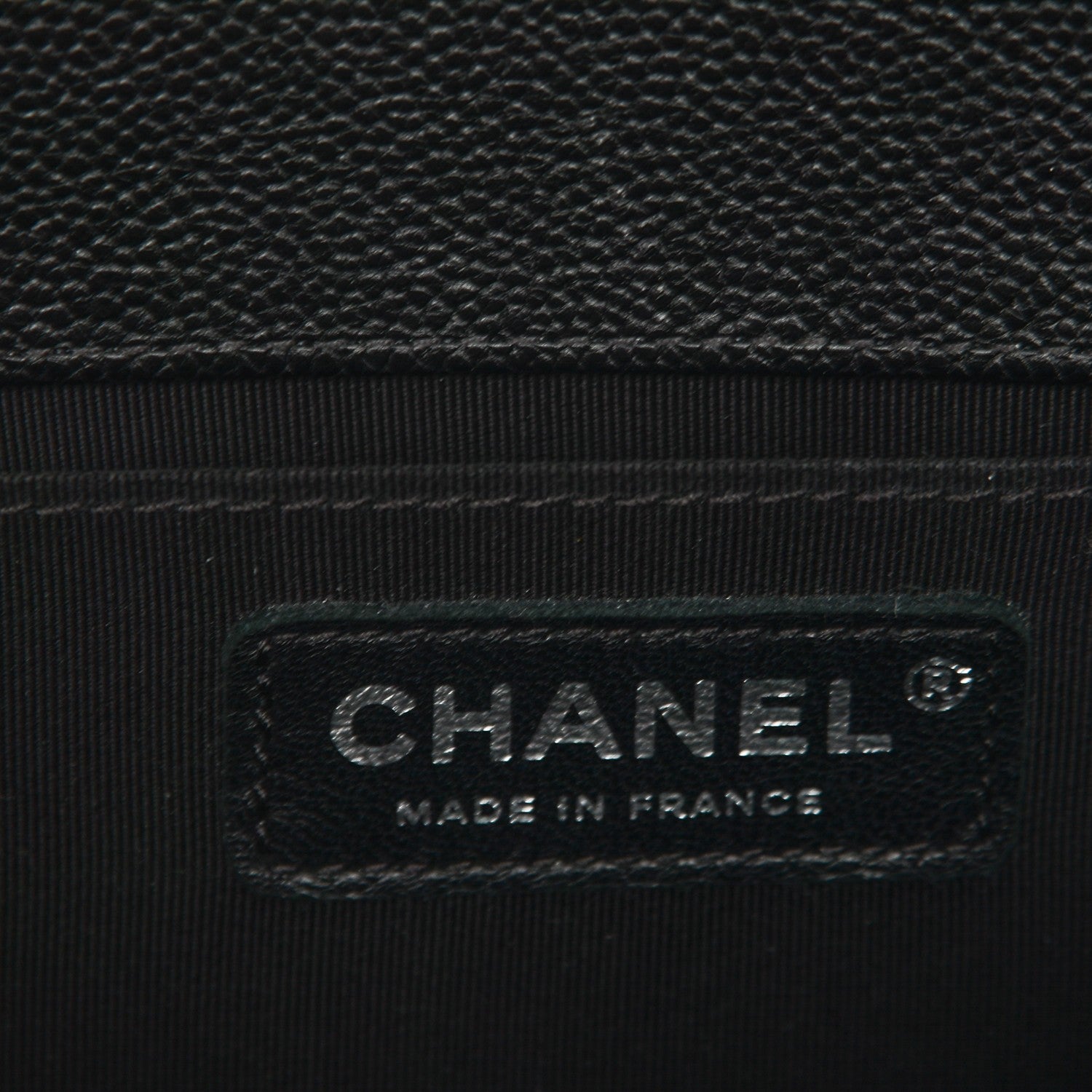 Chanel Caviar Quilted Medium Boy Flap Black 6 of 7