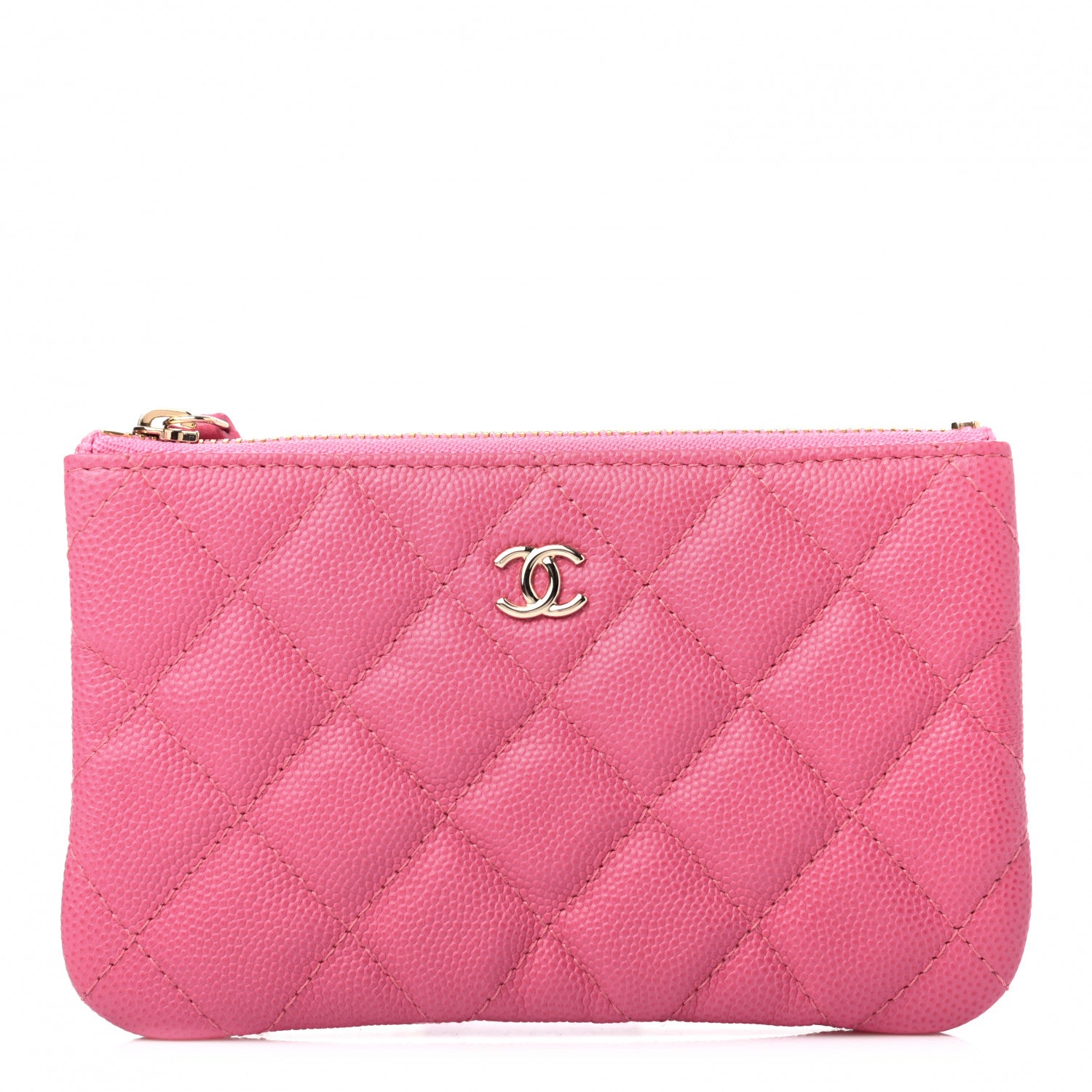 Chanel Caviar Quilted Small Cosmetic Case Pink 1 of 7