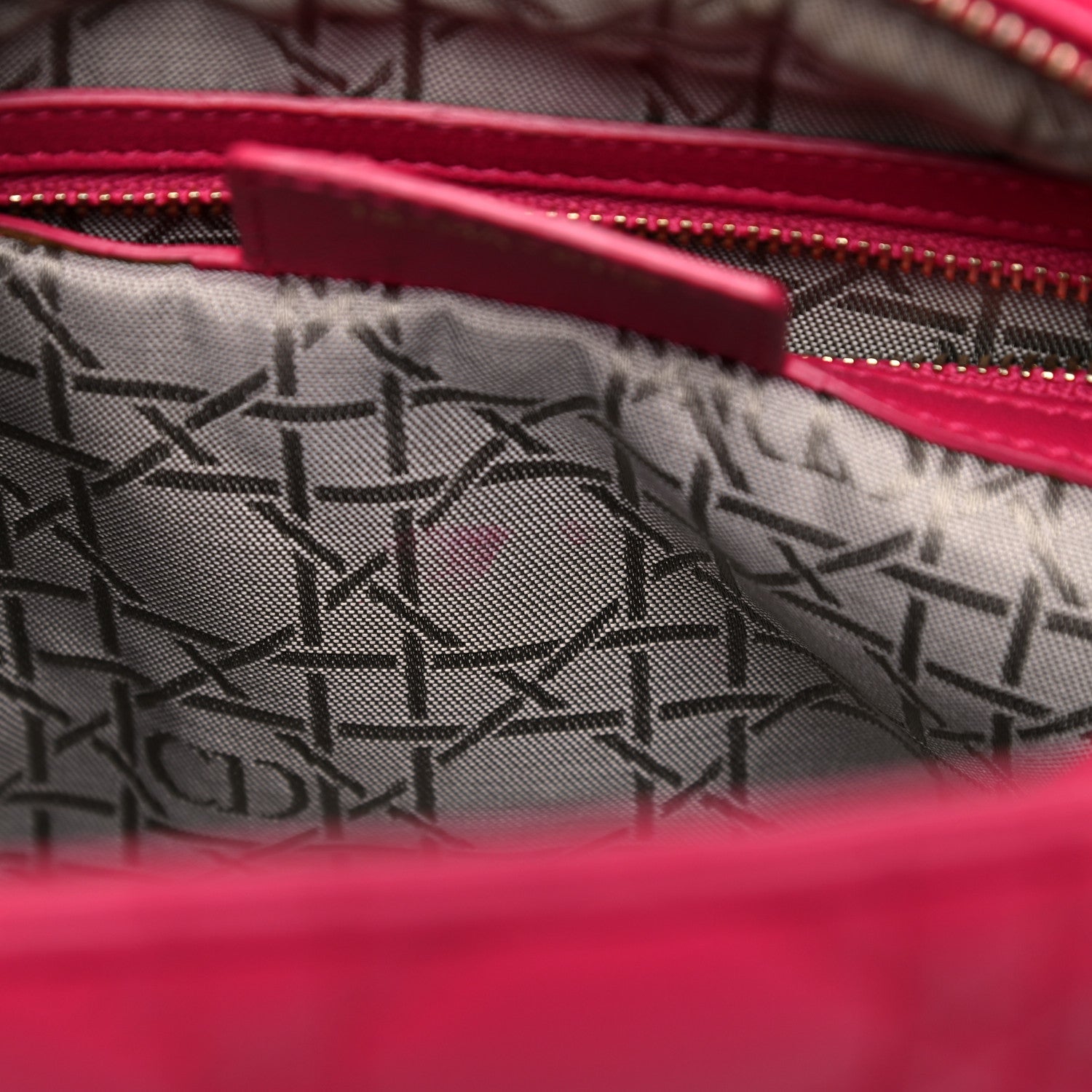 Christian Dior Lambskin Cannage Medium Lady Dior Pink 12 of 13