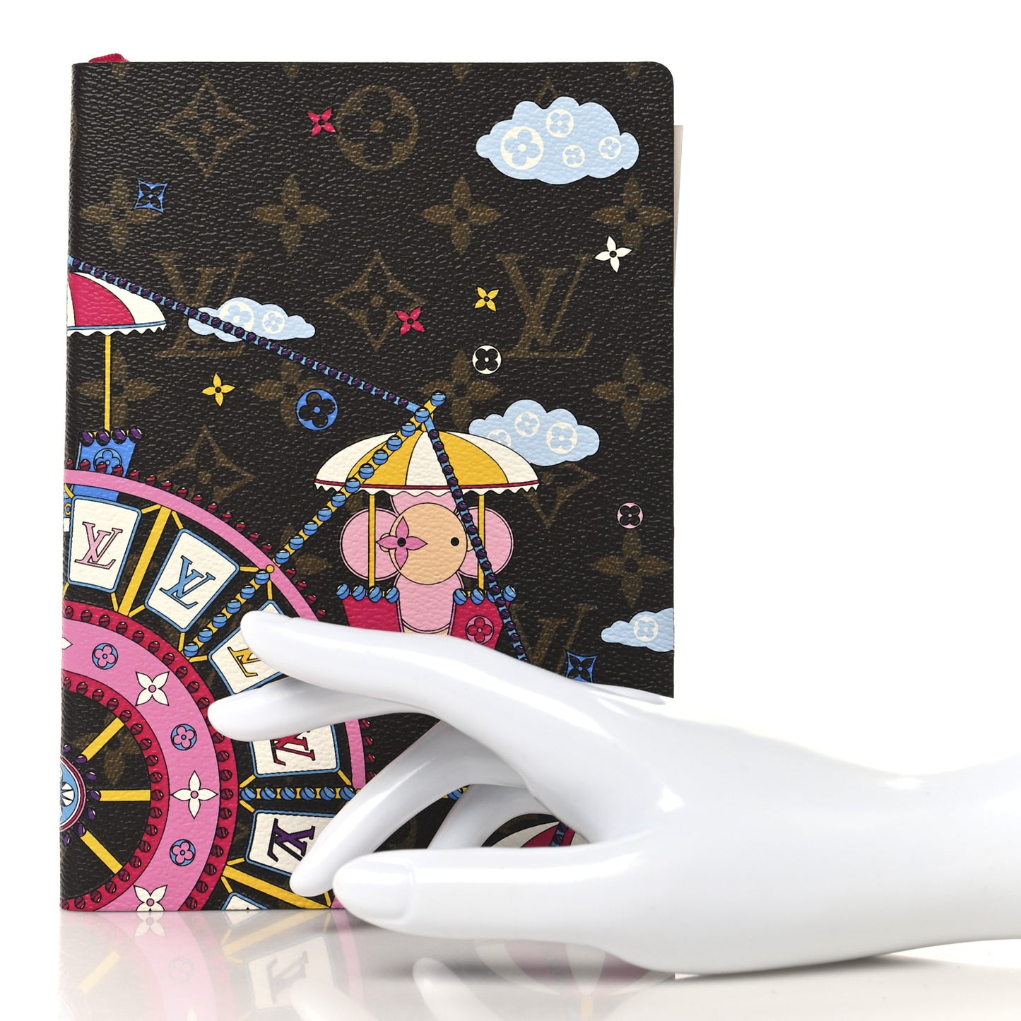 Monogram 2020 Christmas Animation Big Wheel Notebook MM Rose Ballerine
