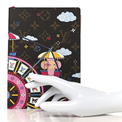 Louis Vuitton Monogram 2020 Christmas Animation Big Wheel Notebook MM Rose Ballerine 2 of 7