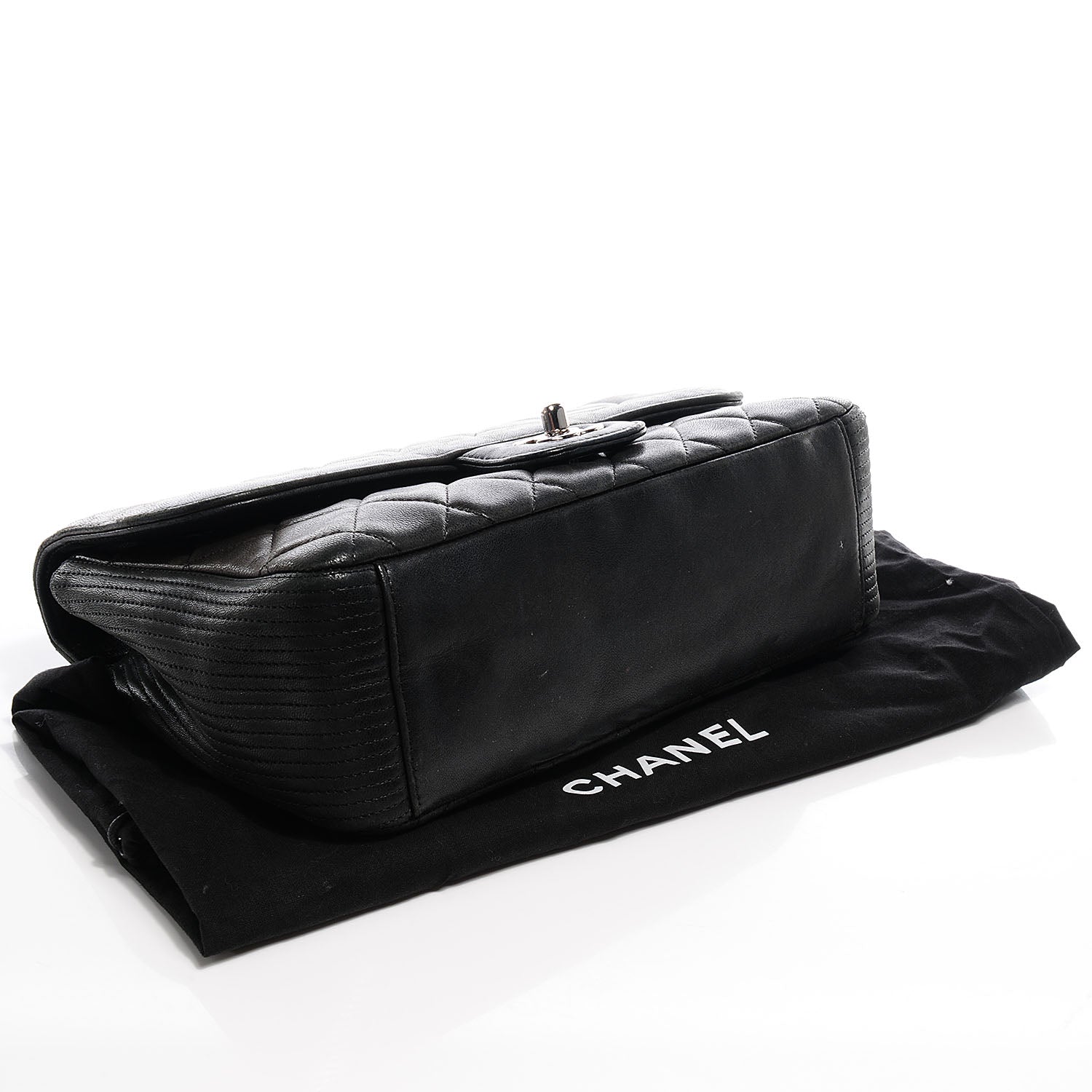 Chanel Lambskin Medium Coco Rider Flap Black 5 of 9