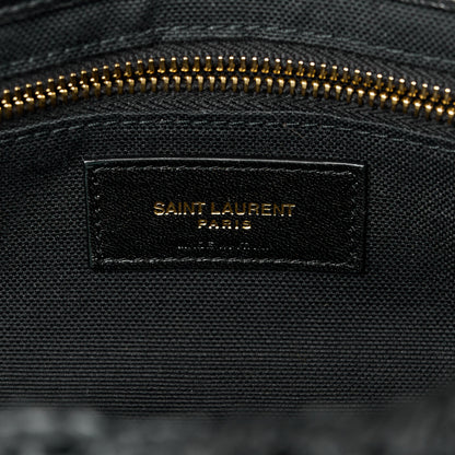 Saint Laurent Raffia Monogram Medium Jamie Black 6 of 11