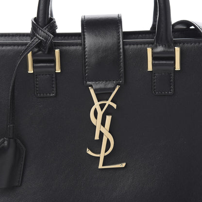Saint Laurent Calfskin Monogram Baby Cabas Black 9 of 9