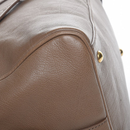 Saint Laurent Calfskin Muse Bowler Dark Beige 14 of 15