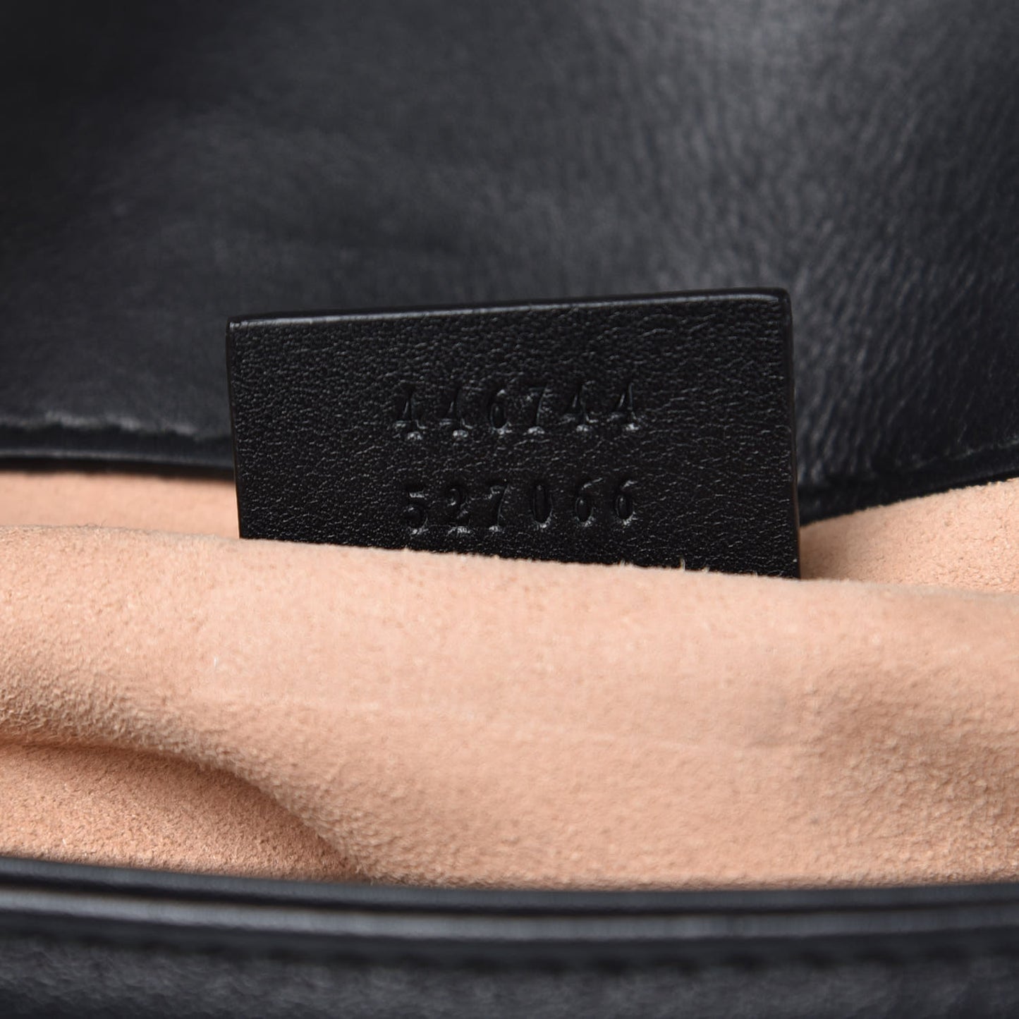 Calfskin Matelasse Mini GG Marmont Shoulder Bag Black