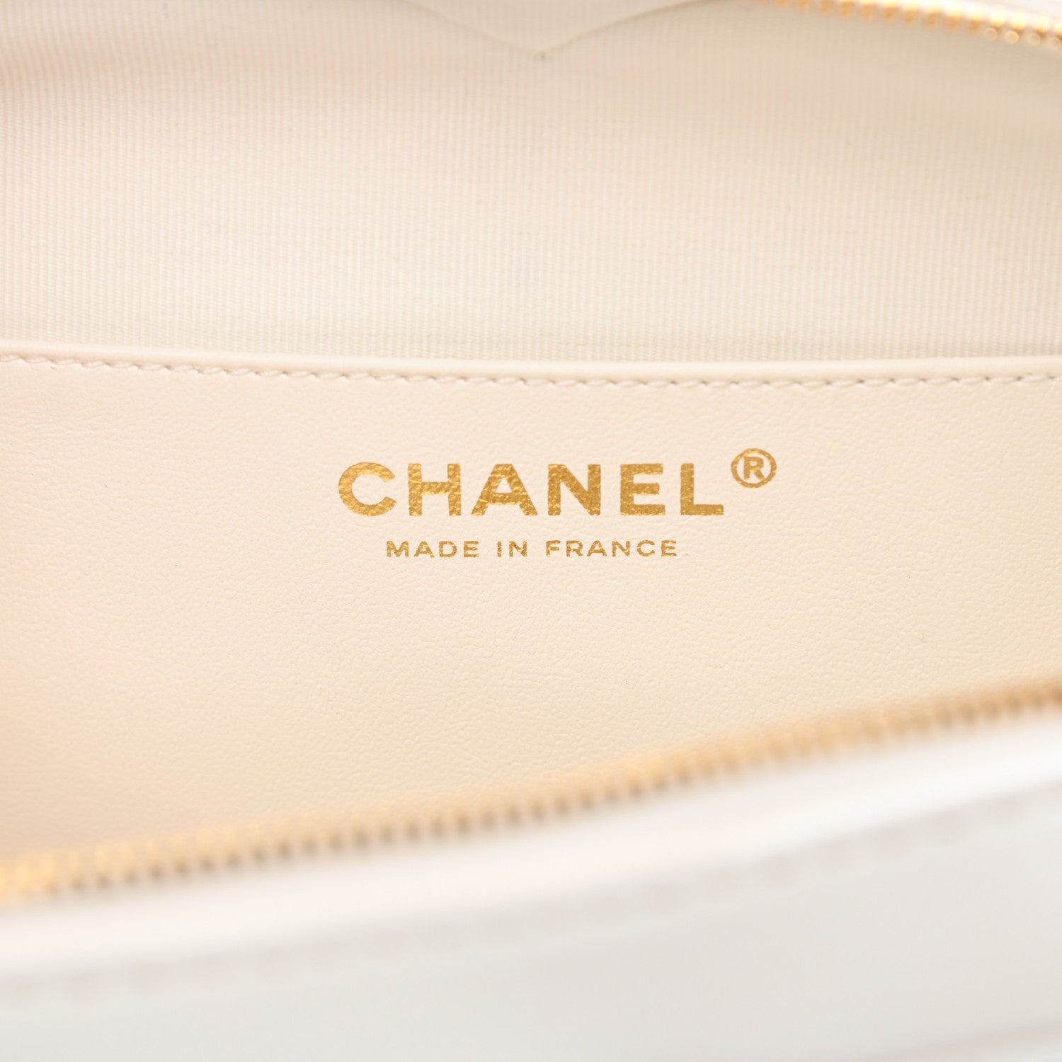 Chanel Lambskin Quilted CC In Love Heart Bag White 6 of 11