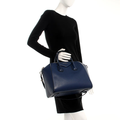 Givenchy Sugar Goatskin Medium Antigona Navy 3 of 21