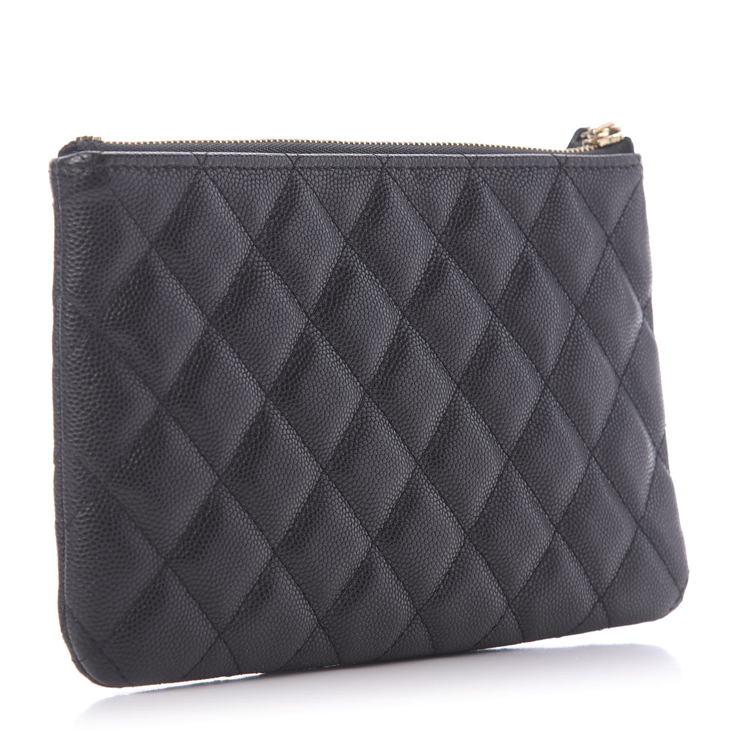 Chanel Caviar Quilted Small French New Wave CC Pouch Black 3 of 11