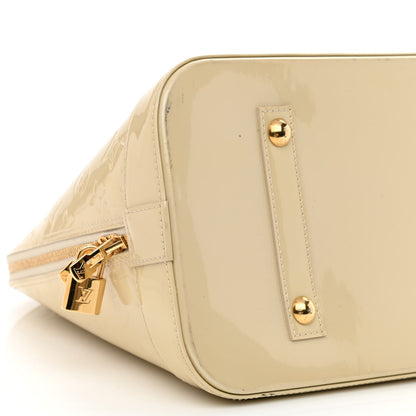 Louis Vuitton Vernis Alma GM Blanc Corail 10 of 14