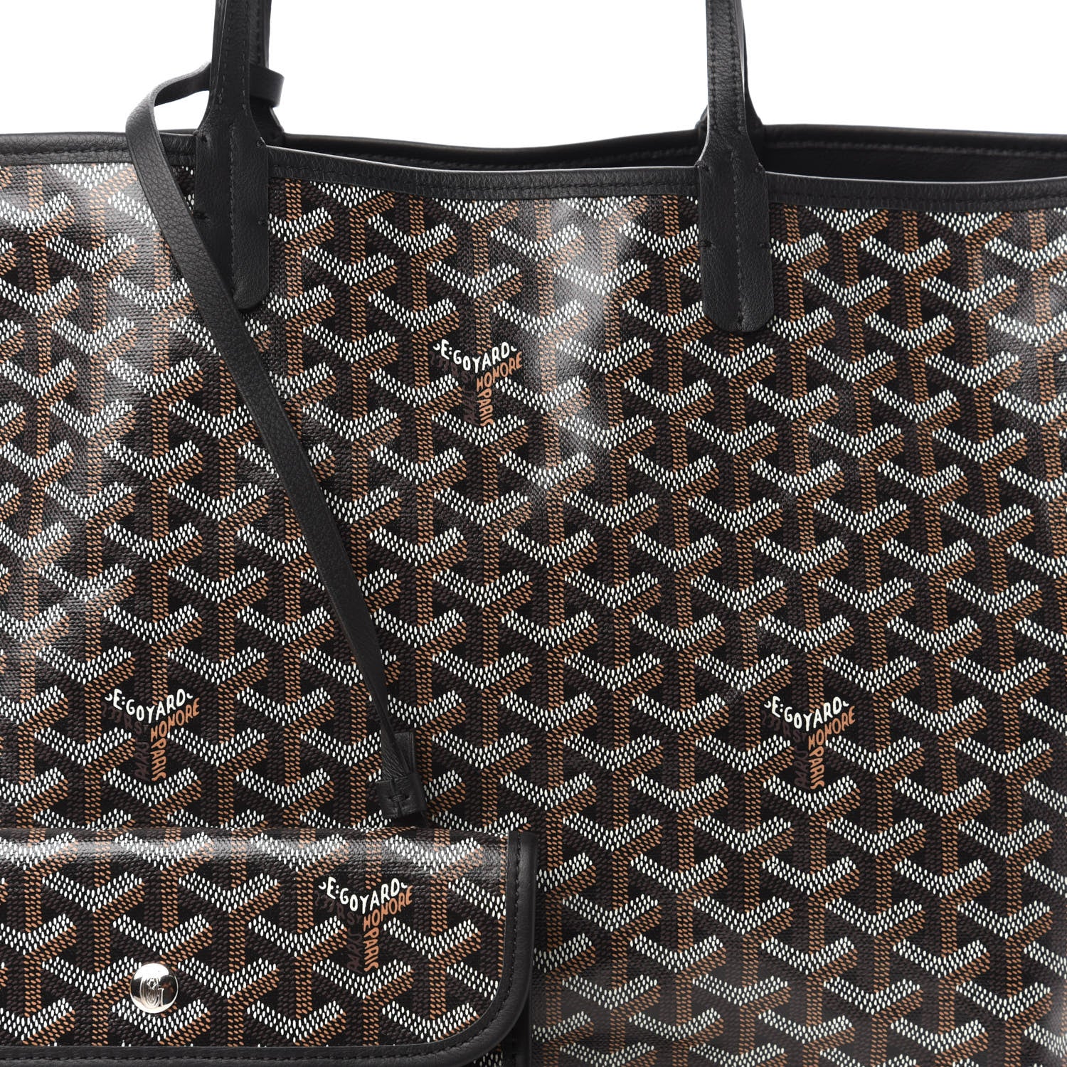 Goyard Goyardine Reversible Anjou PM Black 8 of 15