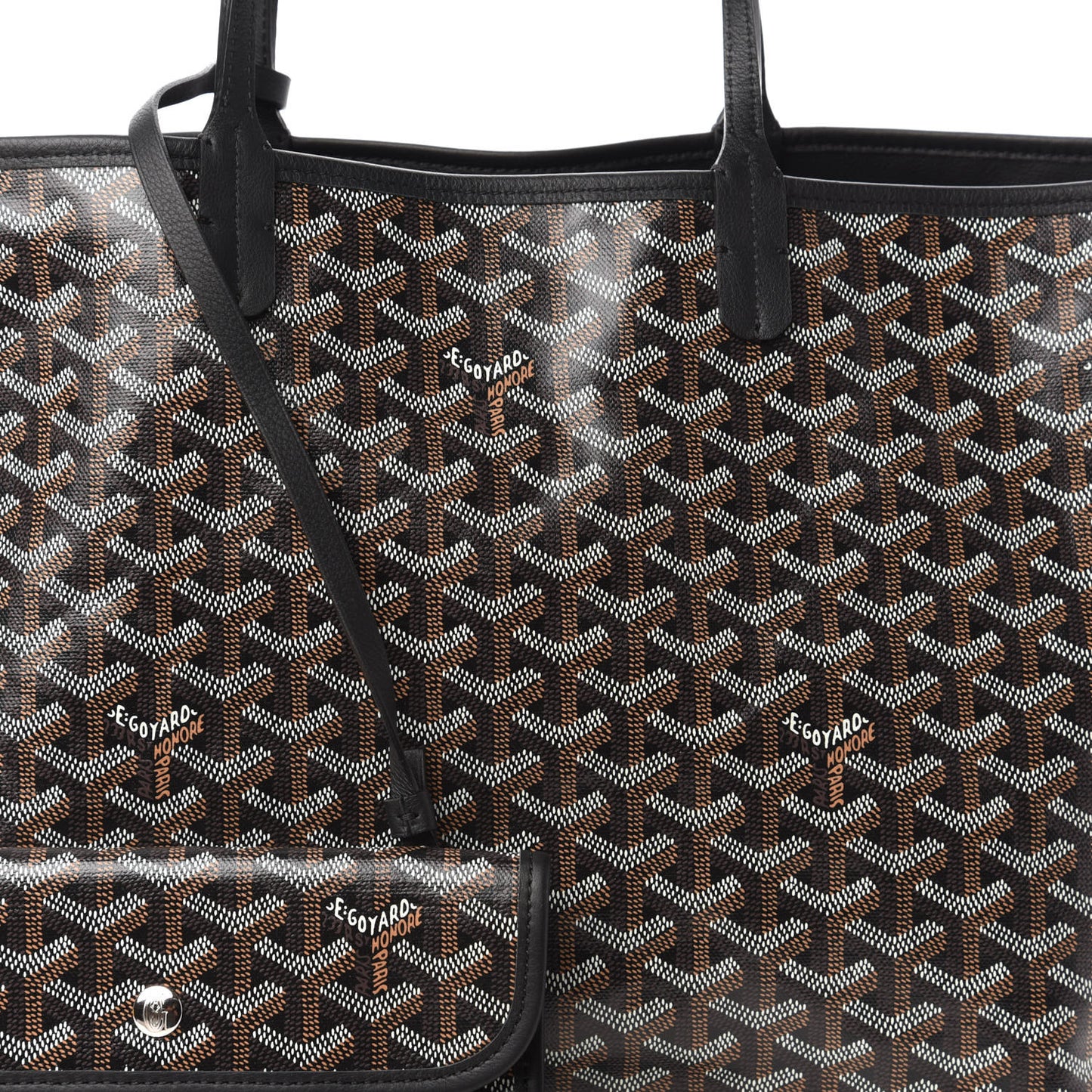 Goyardine Reversible Anjou PM Black