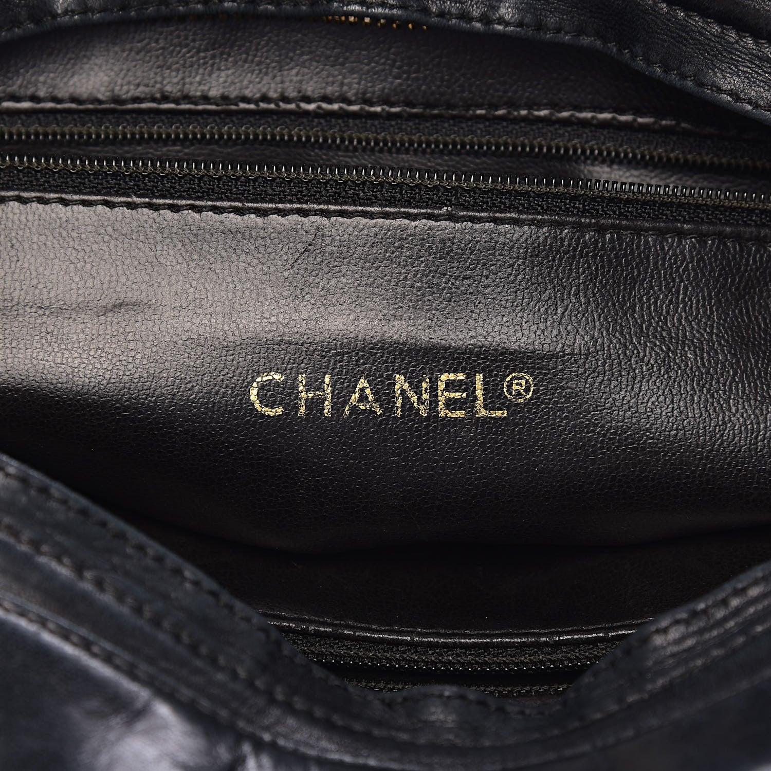 Chanel Lambskin Quilted Shoulder Bag Black 7 of 11