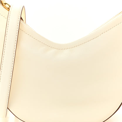 Valentino Garavani Nappa Mini Vlogo Moon Hobo Bag Ivory 7 of 9